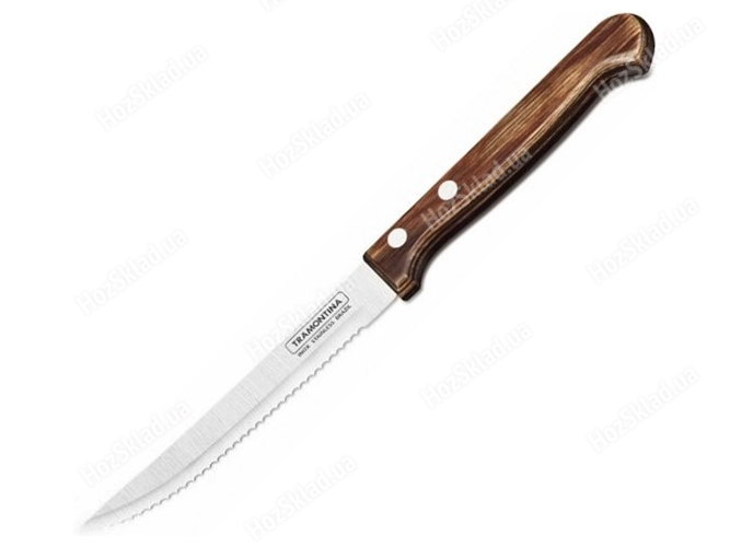 Нож Tramontina Polywood для стейка, 12,7см, цвет орех, 1шт, 2063012260013