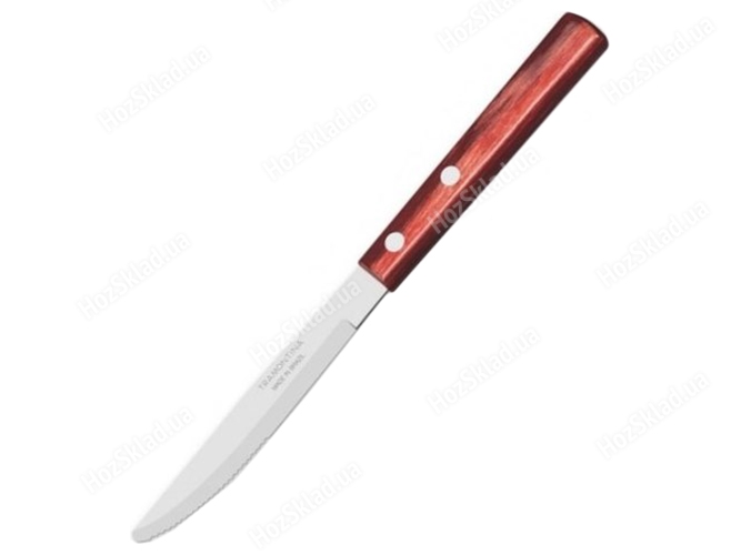 Нож Tramontina Polywood столовый, цвет черв.дерево, 1шт, 7891112023482