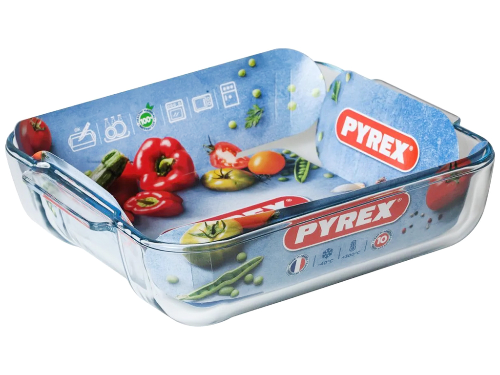Форма скляна квадратна Pyrex Classic 21х21см 00012 01257 01275