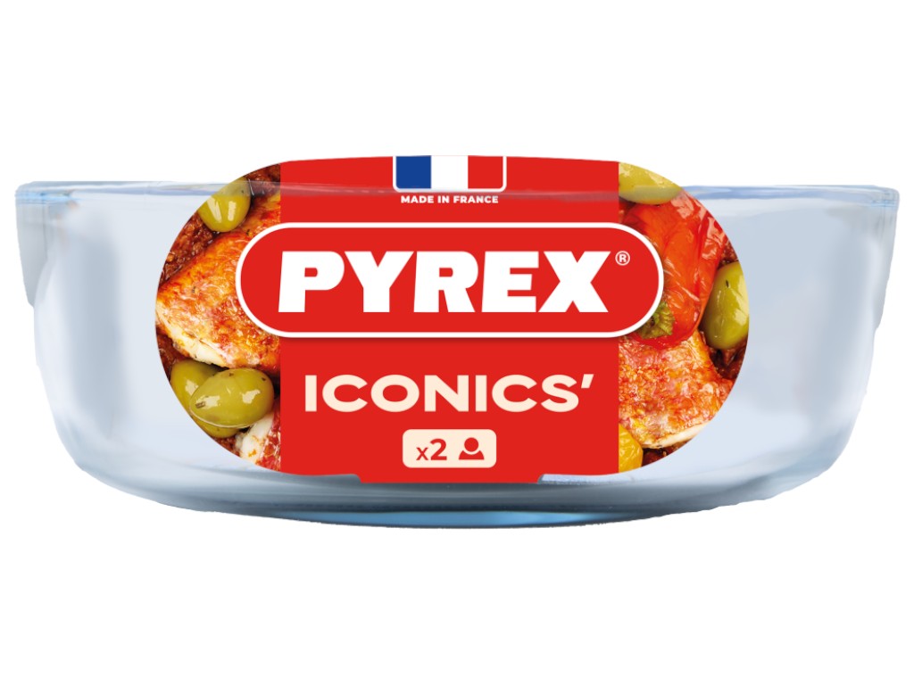 Форма для запікання Pyrex Essentials, овальна, боросилікатне скло, 1,6л, 26х18х6 см