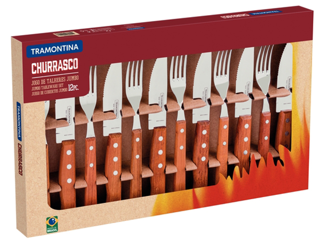 Набір приборів Tramontina Barbecue, для барбекю (ціна за набір 12шт) 7891112214873