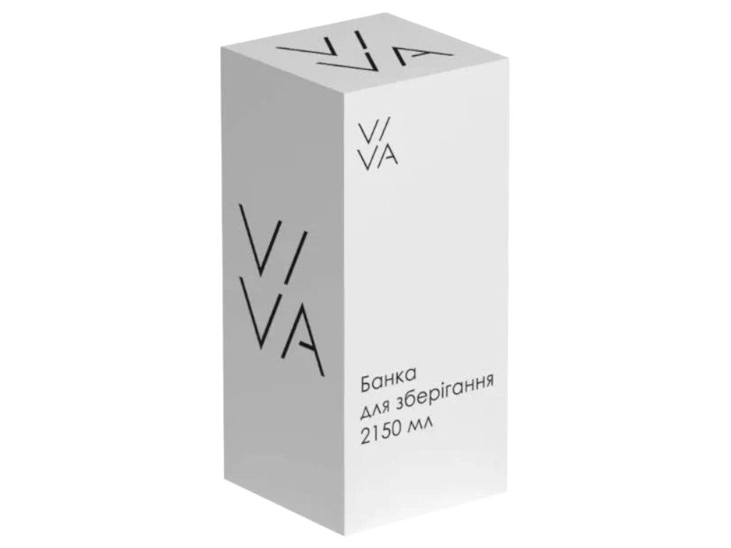 Банка Viva Purl, герметичная крышка, стекло, 2,15л, 11,5×11,5×25,5см, цвет прозрачный