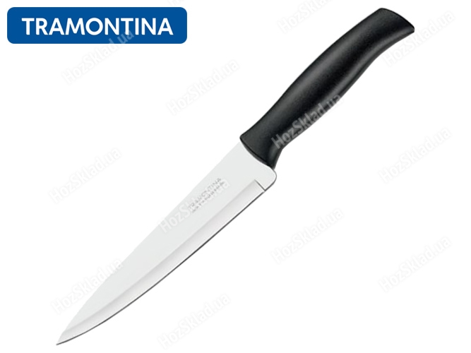 Нож кухонный Tramontina Athus black 17,8см черная рукоять (цена за 1шт) 03522