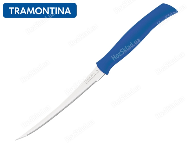 Нож для томатов Tramontina Athus 12,7см синяя рукоять (цена за 1шт) 07544