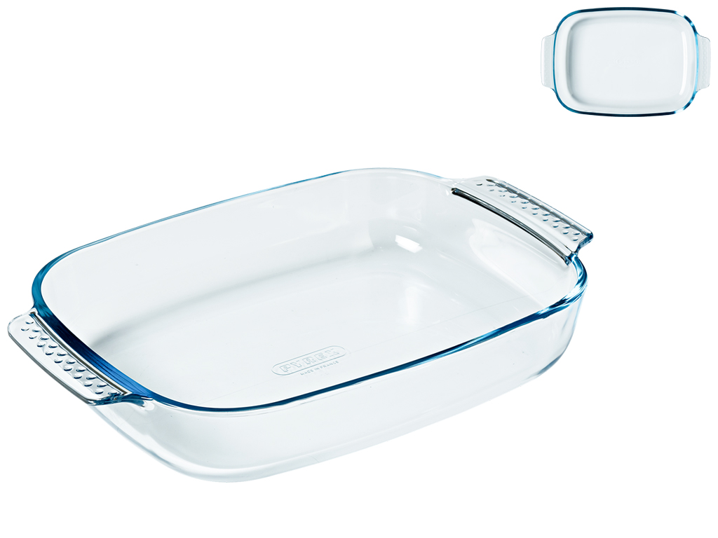 Форма скляна Pyrex Classic, прямокутна, 31х20х6см, 1,8л, 3426470002974