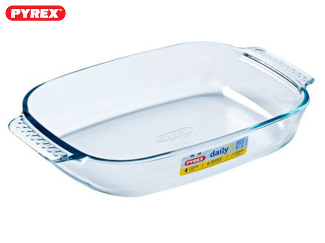 Форма для запекания жаропрочная Pyrex Daily прямоугольная 34х22х6см 2,6л 89153
