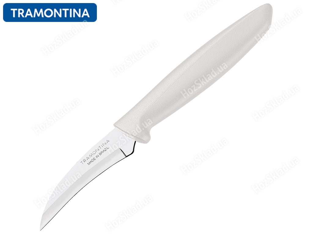 Нож Tramontina Plenus light grey, для чистки овощей, 7,6см, 24890