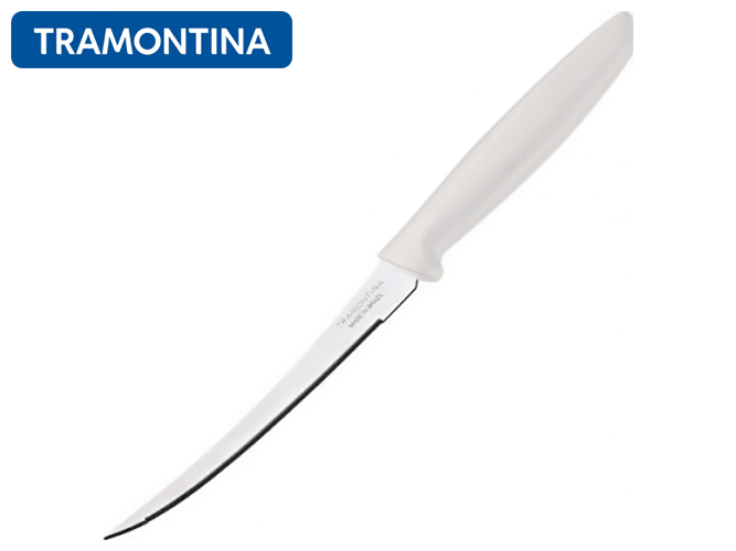 Нож для томатов Tramontina Plenus light grey, 127мм 25381