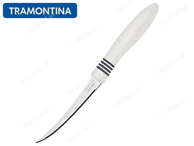 Нож для помидоров Tramontina Cor&Cor, с белой ручкой, 127мм 49578