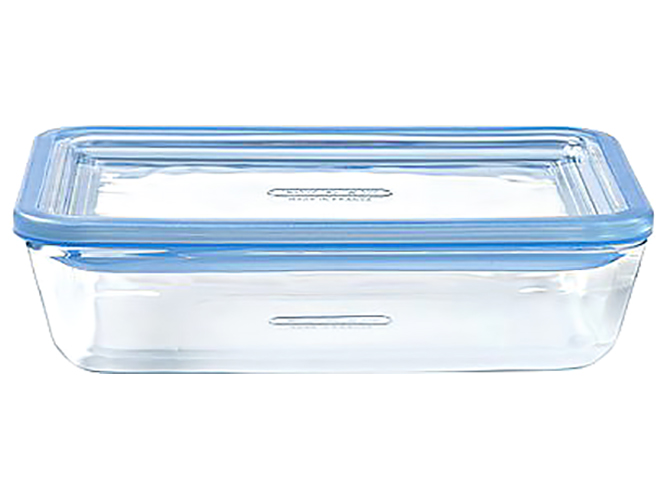 Форма Pyrex Pure Glass, 19x14x5см, з кришкою, прямокутна, 0,8л, 3426470290999