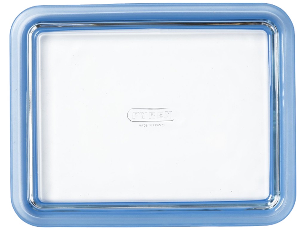 Форма с крышкой Pyrex Pure Glass, прямоугольная, боросиликатное стекло, 1,5л, 22×17×7см