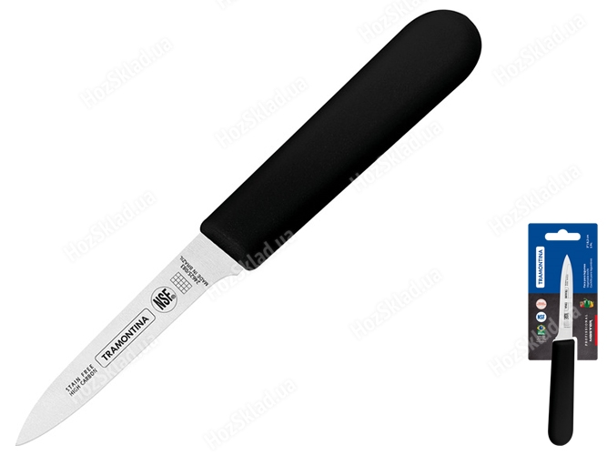 Нож Tramontina Profissional Master black, для овощей, 7,6см, 7891112133600