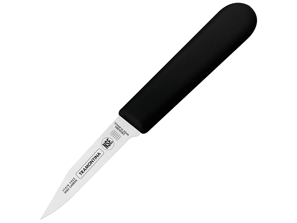 Нож для овощей Tramontina Profissional Master black, 7,6см, 7891112333284