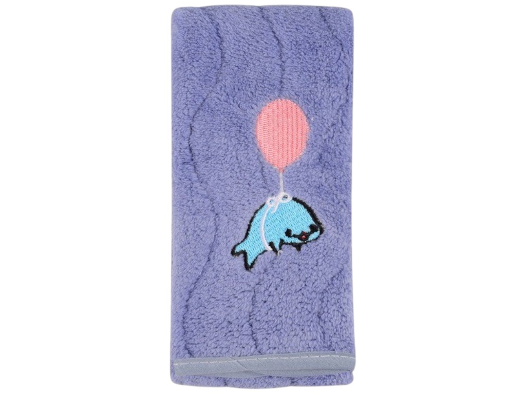 Набор полотенец Soho Dolphin Purple, микрофибра, 25×50см, цвет сиреневый (цена за набор 4шт)