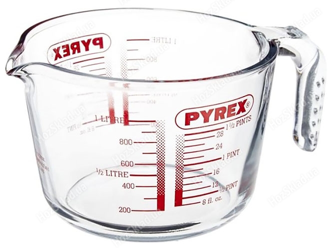 Стакан измерительный Pyrex Classic, 1л, 2054364740018