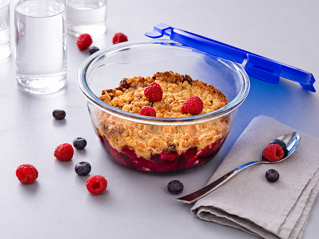 Форма для запікання Pyrex Cook&amp;Go, скло, 0,7л, 15×8см, колір прозорий