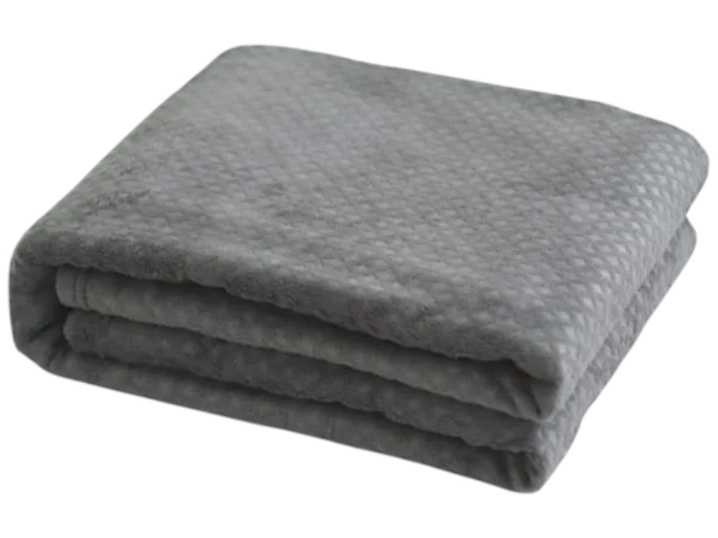 Плед Soho Tracery, фланель, 200×220см, цвет серый