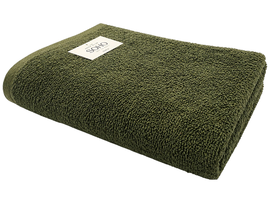 Рушник SOHO Basic Olive, бавовна 100%, 30×50 см