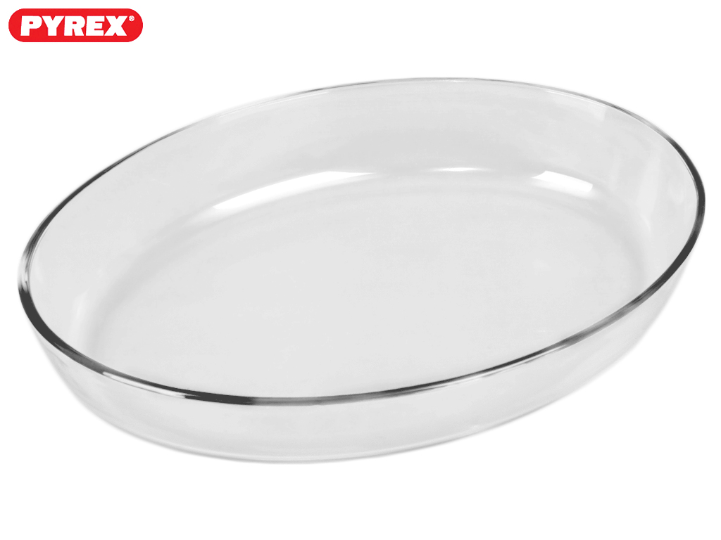 Противень термостекло Pyrex овальный 35x24см
