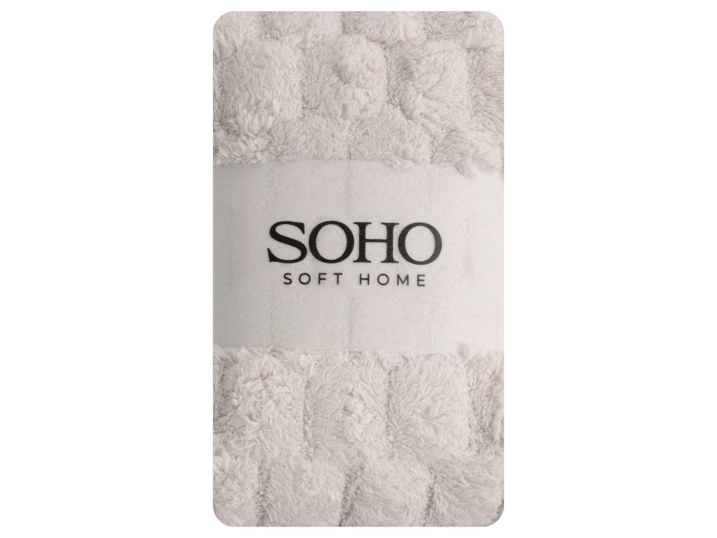 Рушник Soho 35×75 см, мікрофібра 300 г/м², колекція Sote, сірий колір