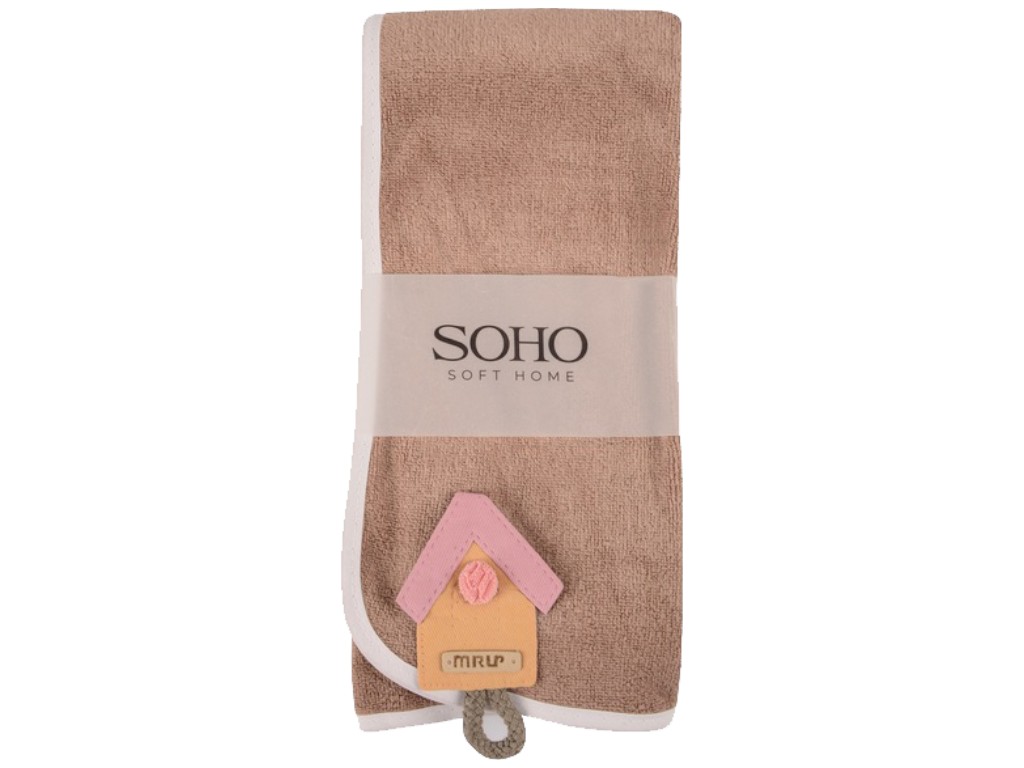 Полотенце Soho Capuchino, микрофибра, 35×75см, цвет капучино (цена за набор 3шт)