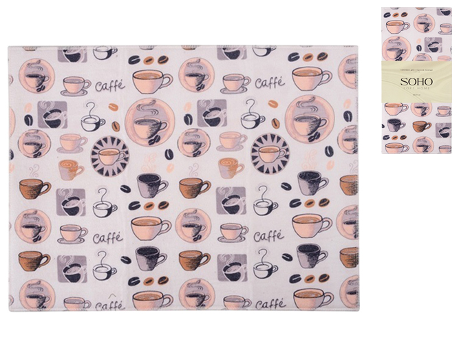 Коврик для сушки посуды Soho Cofee 38х51см, 6900069704397