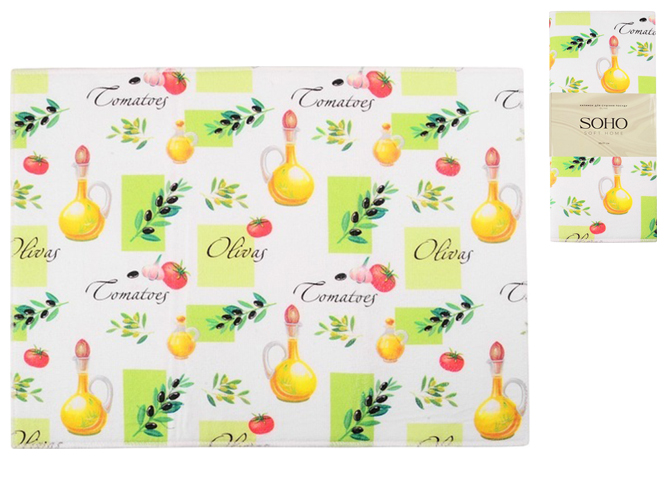 Коврик для сушки посуды Soho Olive, 38х51см, 6900069704427