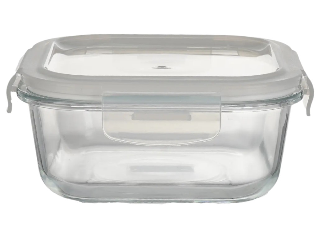 Контейнер Eсomo Thermo Box, квадрат, боросиликатное стекло, 800мл, 15,2×15,2×5,9см, цвет прозрачный
