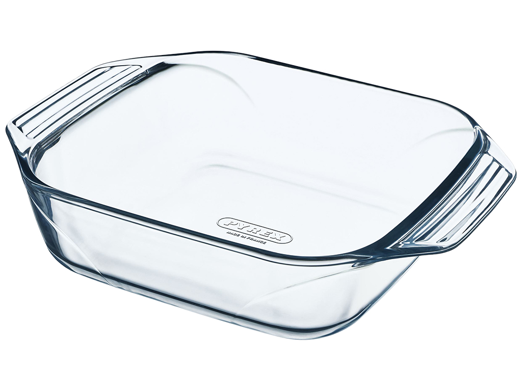 Форма для запекания Pyrex, квадратная, боросиликатное стекло, 29×23×7см, 2,4л