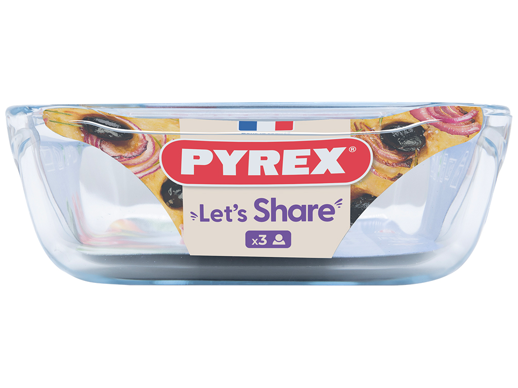 Форма стеклянная Pyrex, прямоугольная, 27х17х6см, 1,4л, 2063287110013