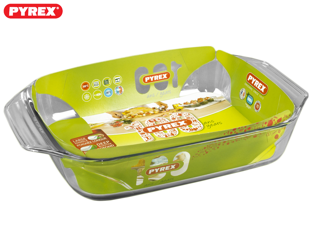 Противень термостекло Pyrex "Optimum" 35x23см прямоугольный 68578