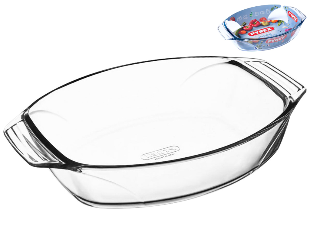 Форма скляна овальна Pyrex Irresistible 30х21х7см 2л 90015