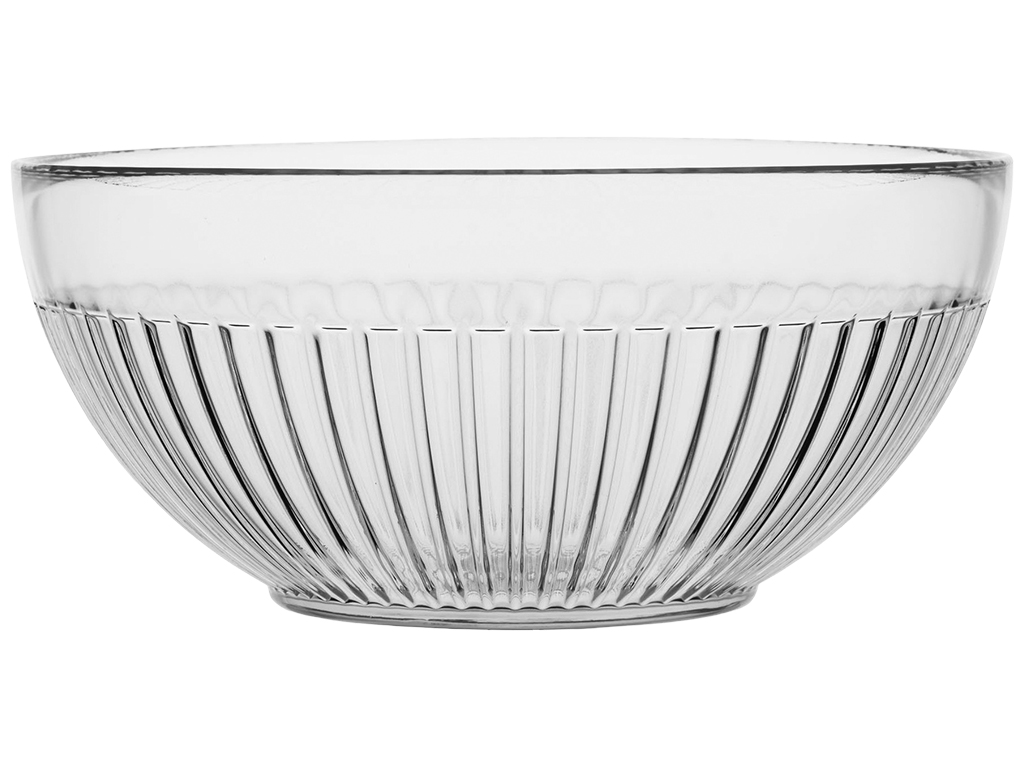 Салатник Trend Glass Ribs, 9,8x21,7см, 5059697619489
