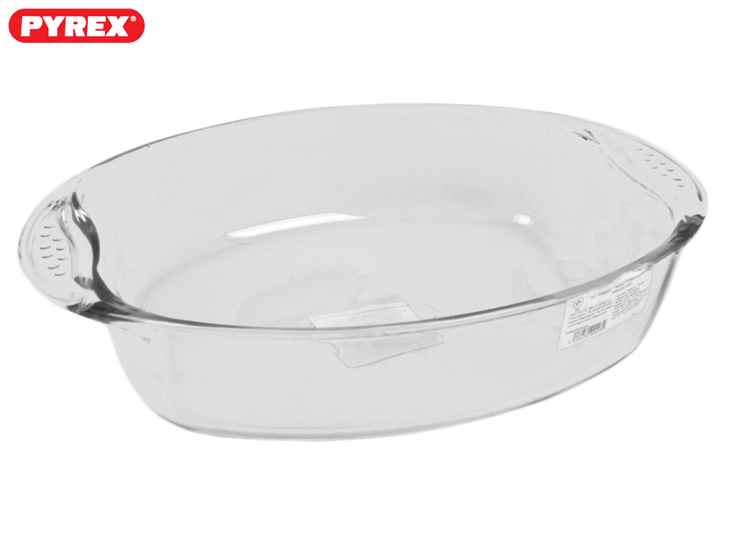 Противень термостекло Pyrex овальный с ручкой 30x21см 04039