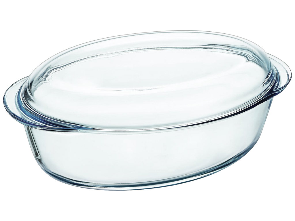 Каструля скляна Pyrex, з кришкою, 4,1л