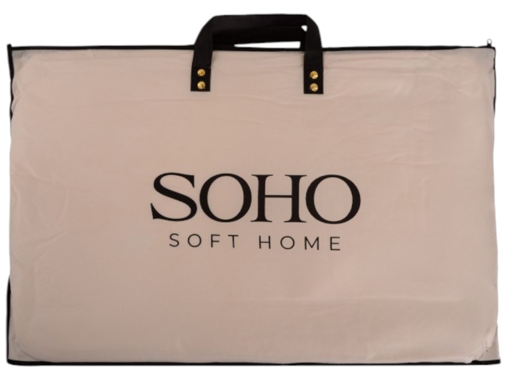 Подушка Soho Basic, антиалергенне волокно, чохол бавовна, 50×70см, колір білий