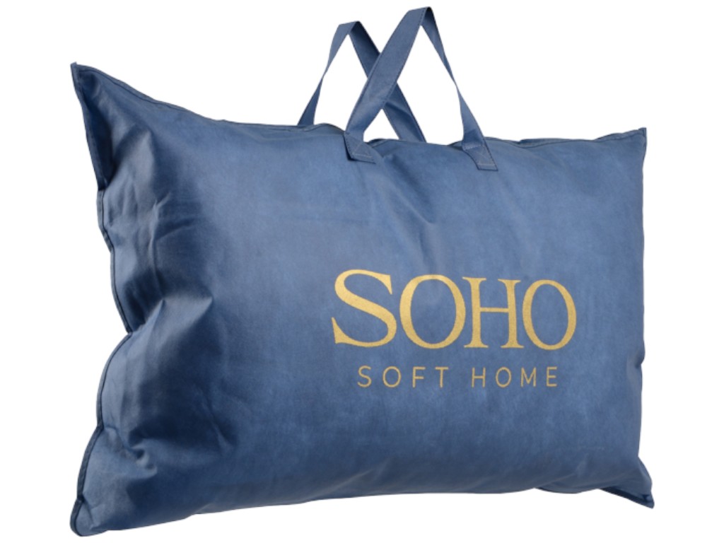 Подушка Soho Royal, антиалергенне волокно, чохол бавовна, 50×70см, колір білий