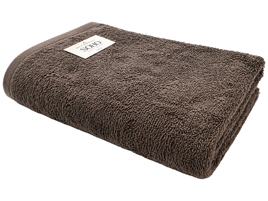 Полотенце SOHO Basic Chocolate, хлопок 100%, 50×90см