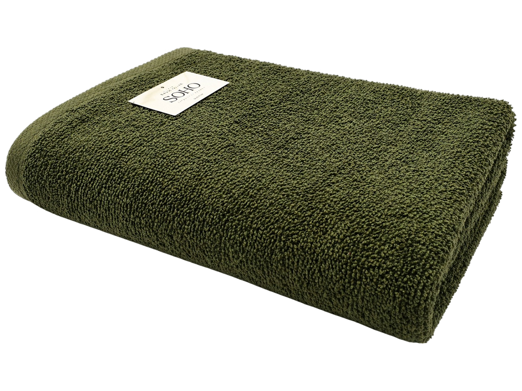 Рушник SOHO Basic Olive, бавовна 100%, 50×90см