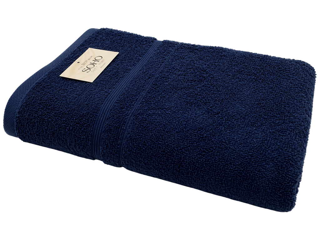 Рушник SOHO Fox Dark Blue, бавовна 100%, 50×90см
