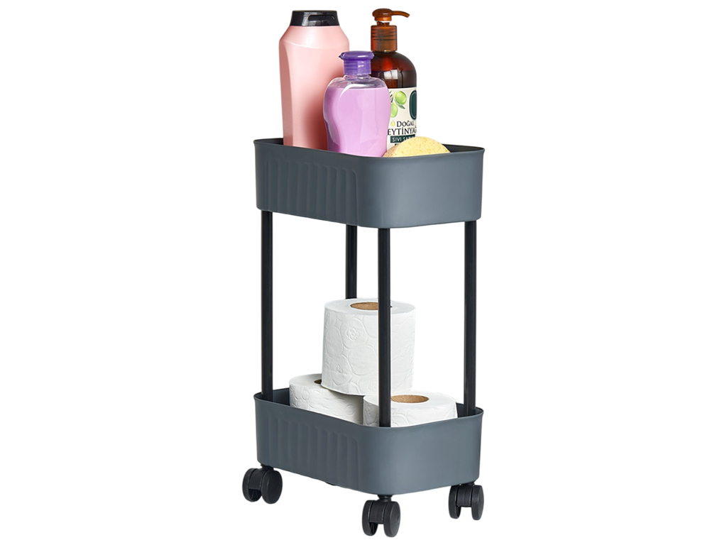 Этажерка Violet House 6021 Honeycomb Grey, 2 полки, 17х27х43см, 8690070407186