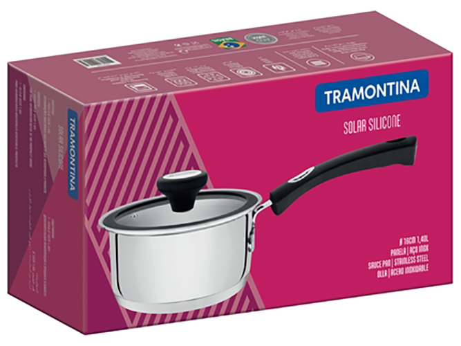 Ковш Tramontina Solar Silicone, 1,4л, 7891116129234