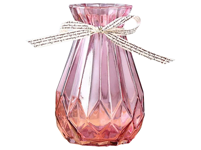 Ваза Viva Pollen, 15см, фиолетово-красная, 6900068416963