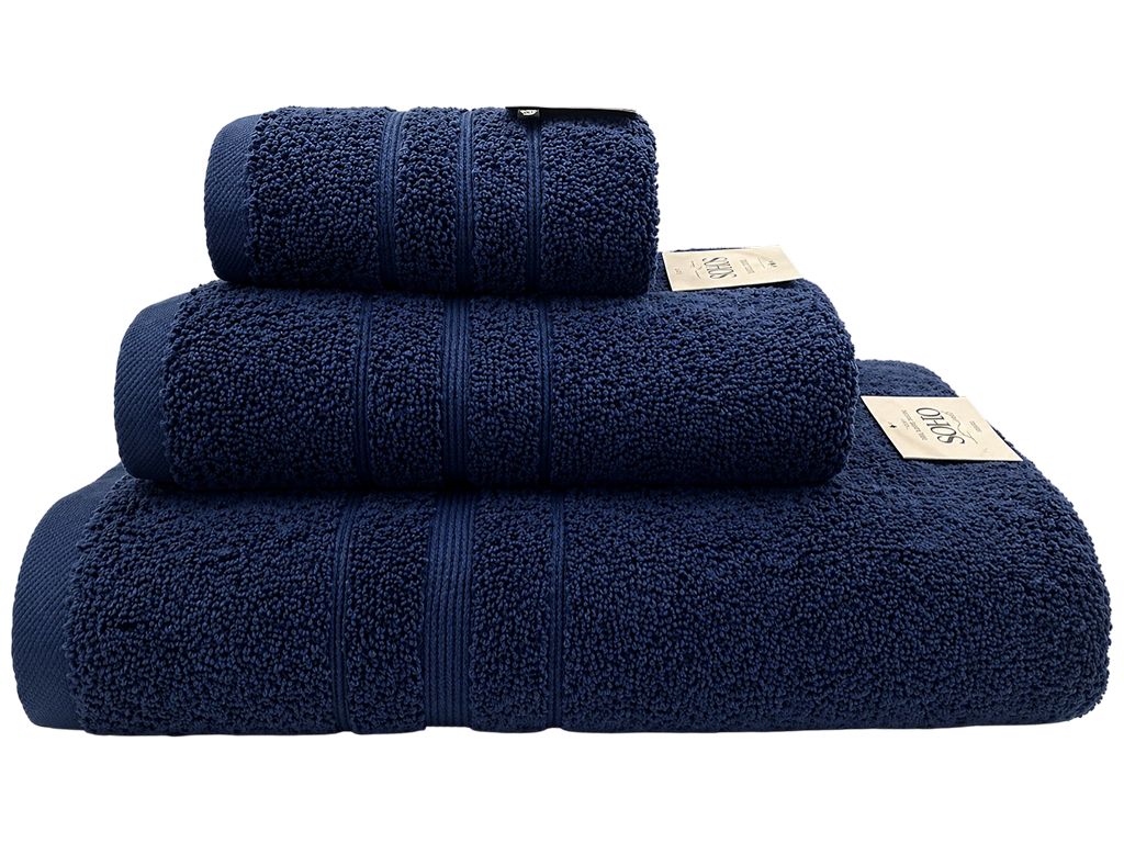 Полотенце SOHO Fox Dark Blue, хлопок 100%, 70×140см