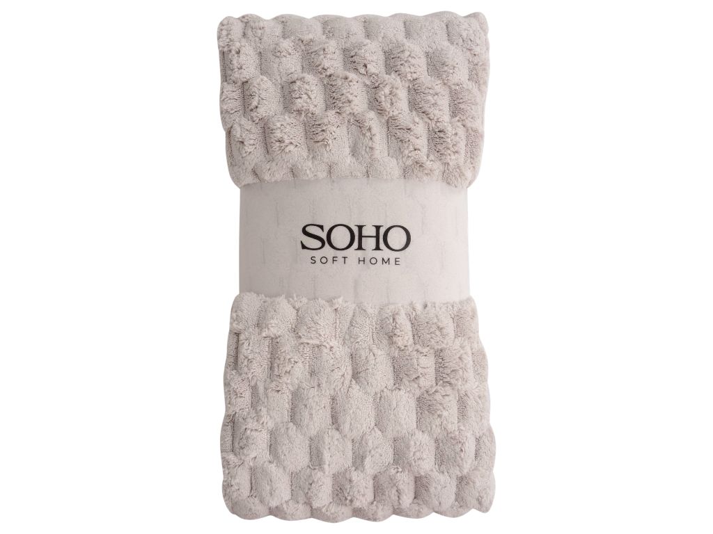 Рушник Soho 70×140 см, мікрофібра 300 г/м², колекція Sote, сірий колір