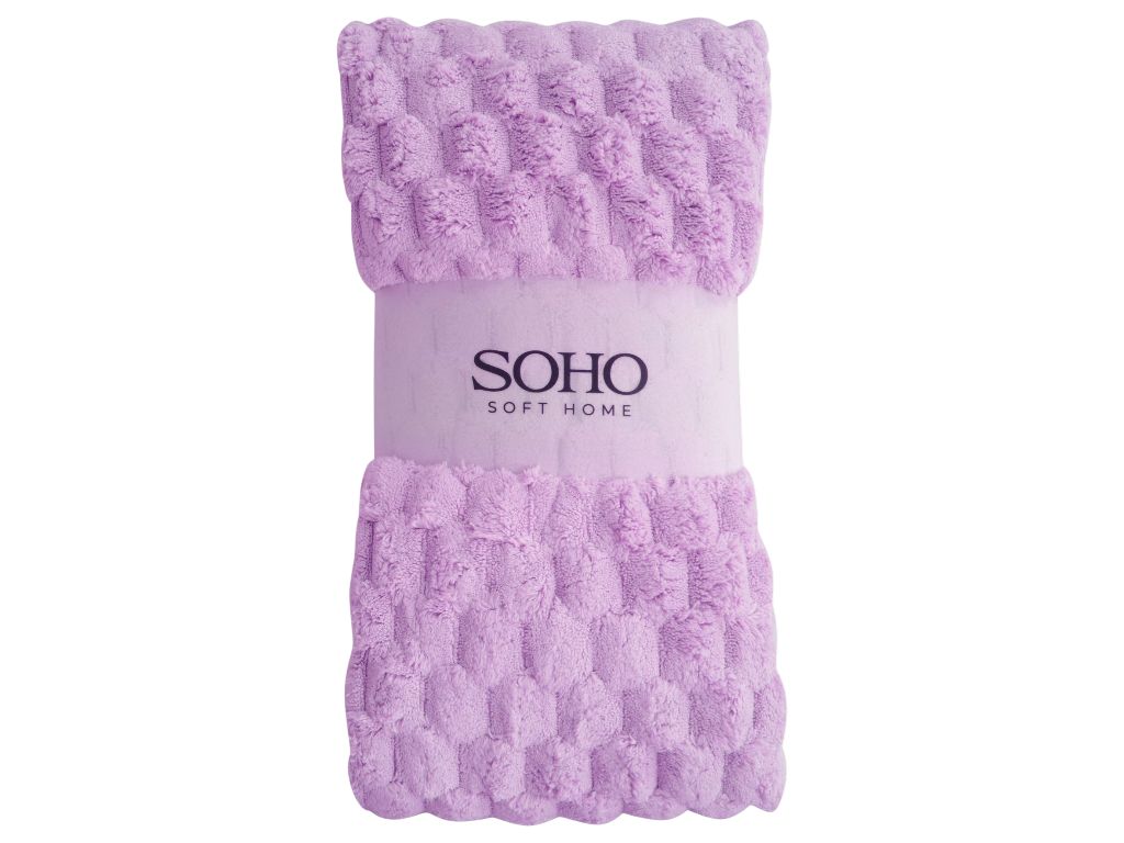 Рушник Soho 70×140 см, мікрофібра 300 г/м², колекція Sote, колір фіолетовий