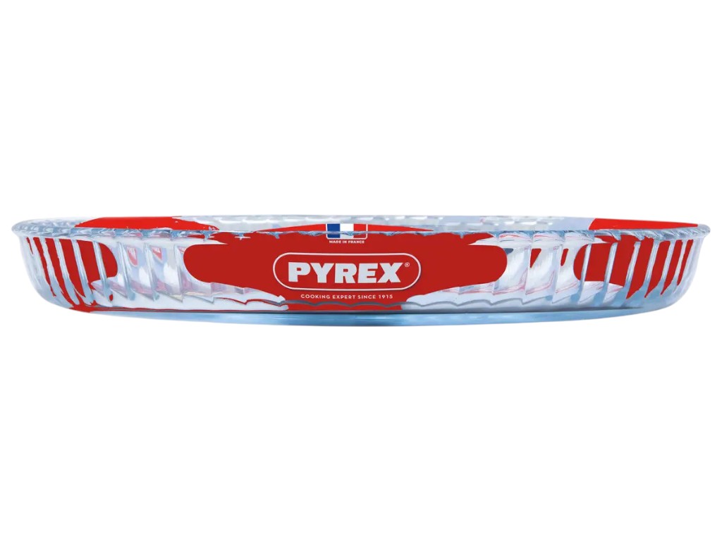 Форма для выпечки Pyrex, рифленый край, 31 см, боросиликатное стекло