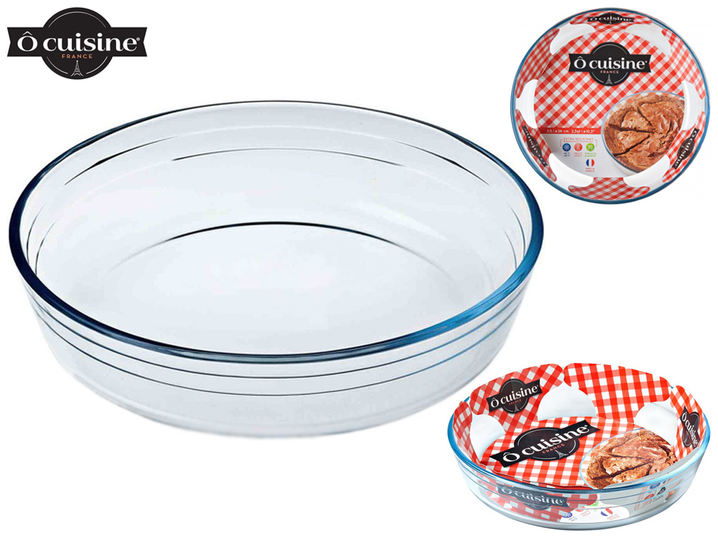 Форма для запекания O Cuisine для пирога, круглая D26см 2,1л 62569