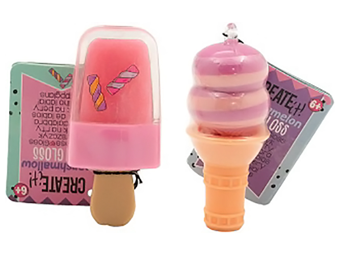Блиск для губ Create it! Candy Lollipop, асорті, 8719668010659