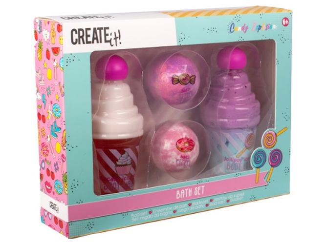 Набір для ванної Create it! Candy, 8719668010963